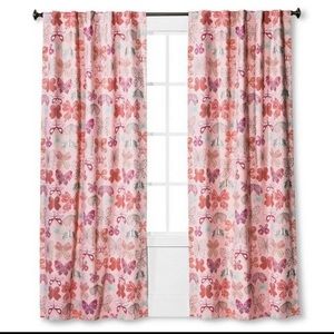 Target Pillowfort butterfly curtain panels